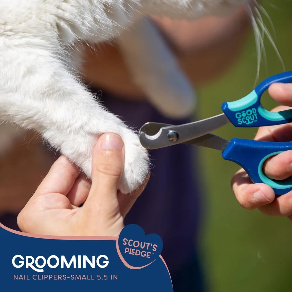 GOOD SCOUT Pet Nail Clippers for Cats & Dogs, 5.5 in